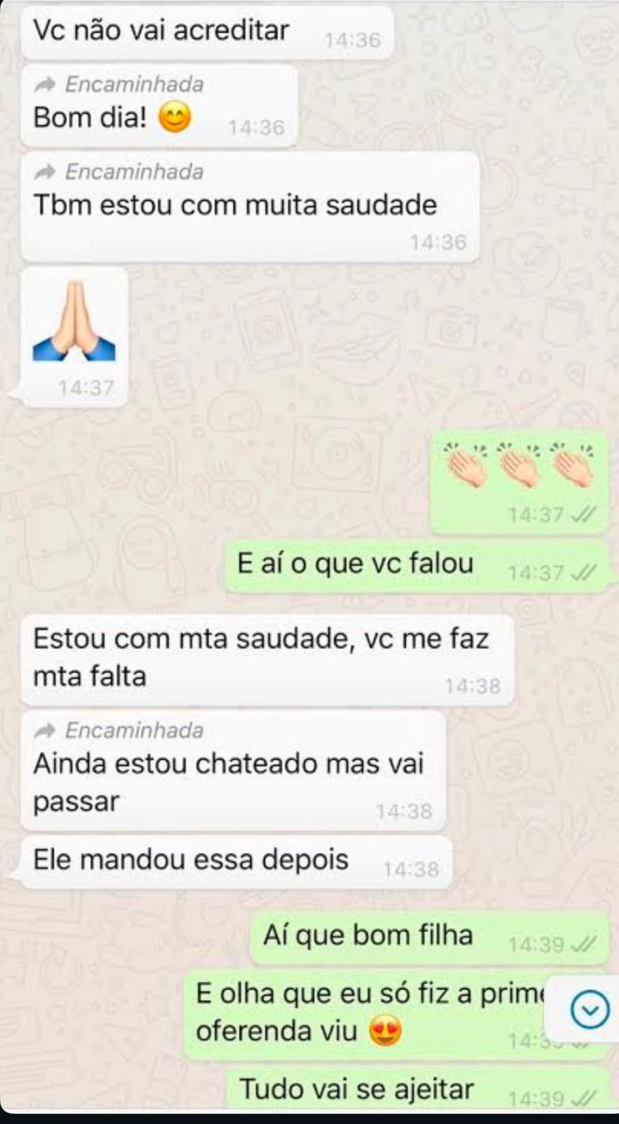 Depoimento WhatsApp Jussara